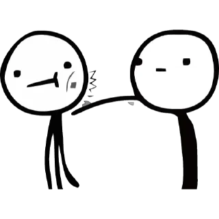💟 emoji Stick men Telegram sticker 9 of 27