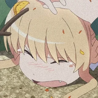 Sticker from aesthetic anime pack