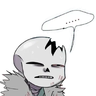 Sticker from Horror! Sans