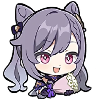 ☂️ emoji Chibi Genshin 2 Telegram sticker 24 of 70