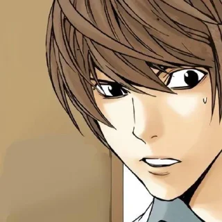 📓 emoji Light Yagami | Death Note Telegram sticker 18 of 60