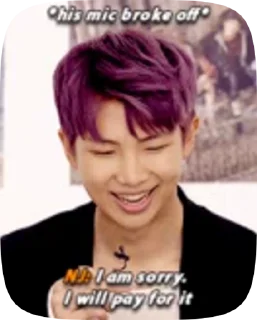 😇 emoji NAMJOONIE Telegram sticker 21 of 35