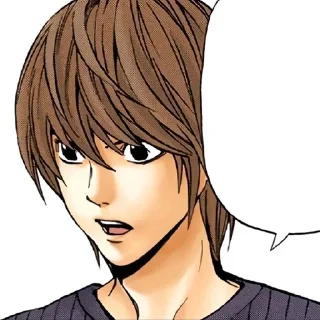 📓 emoji Light Yagami | Death Note Telegram sticker 9 of 60