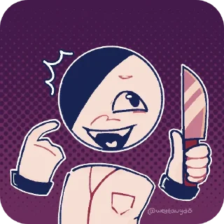 😁 emoji GlitchVerse Telegram sticker 8 of 31