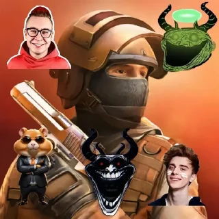 😅 emoji Тролфейс стендофчик ➡️ @Ctikerubot Telegram sticker 1 of 41