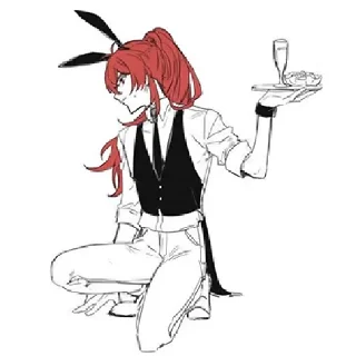 🍷 emoji Diluc Telegram sticker 19 of 92