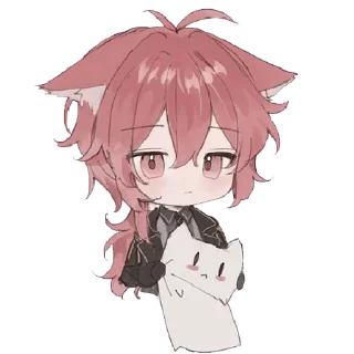 😔 emoji Diluc Telegram sticker 7 of 92