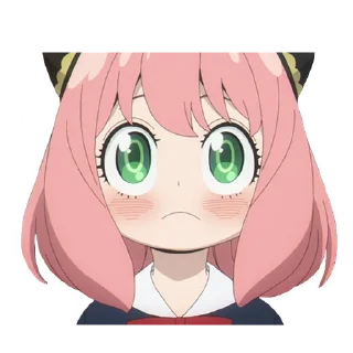 😳 emoji Anya×Forger×Spy×Family Telegram sticker 8 of 105