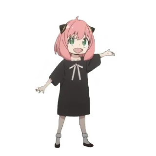 🙂 emoji Anya×Forger×Spy×Family Telegram sticker 14 of 105