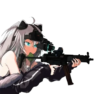 🔫 emoji VT Shishiro Botan (Подборка @Dan_WiiU_Killer) — @stckrRobot Telegram sticker 18 of 58
