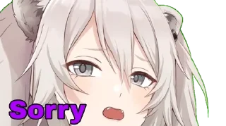 😞 emoji VT Shishiro Botan (Подборка @Dan_WiiU_Killer) — @stckrRobot Telegram sticker 6 of 58