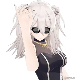 😎 emoji VT Shishiro Botan (Подборка @Dan_WiiU_Killer) — @stckrRobot Telegram sticker 14 of 58