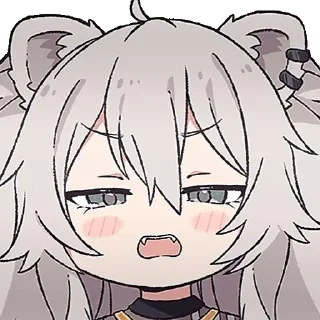 😾 emoji Shishiro Botan Telegram sticker 8 of 73