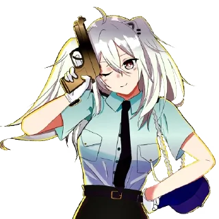 💪 emoji Shishiro Botan Telegram sticker 17 of 73