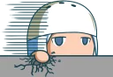 😓 emoji Salt Girl Shio :: @line_stickers Telegram sticker 24 of 40