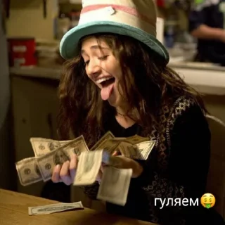 🤑 emoji shameless by alina💓 Telegram sticker 13 of 45
