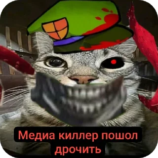 🐱 emoji Медиа киллер ➡️ @Ctikerubot Telegram sticker 8 of 30