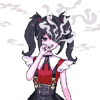 😶‍🌫️ emoji AmeKAngel 2 Telegram sticker 10 of 107