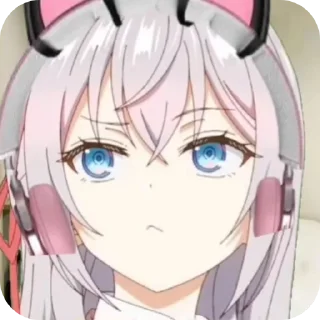 🫤 emoji Roshidere | アリアは時々ロシア語で自分の感情を隠 Telegram sticker 13 of 119