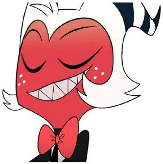 😌 emoji @HazbinStick Telegram sticker 17 of 39