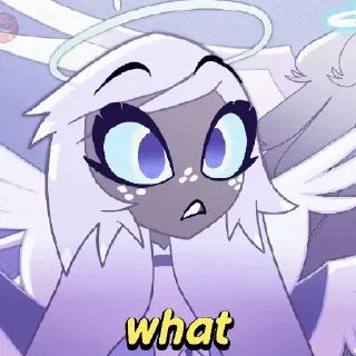 😶 emoji @HazbinStick Telegram sticker 5 of 55
