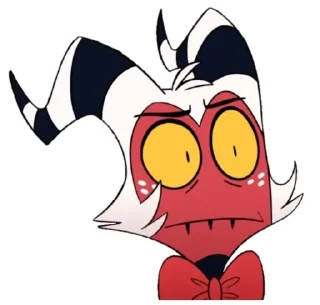 😕 emoji @HazbinStick Telegram sticker 6 of 39