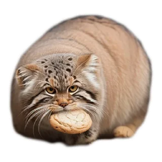 🍪 emoji Everyday Manul @animalplantspb Telegram sticker 24 of 35