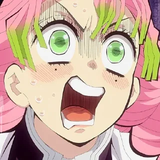 😧 emoji Мицури @anime_sticks Telegram sticker 7 of 20