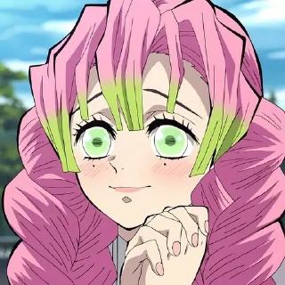 😊 emoji Мицури @anime_sticks Telegram sticker 17 of 20