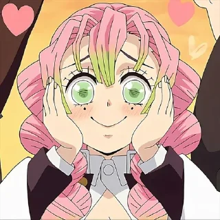 😍 emoji Мицури @anime_sticks Telegram sticker 12 of 20