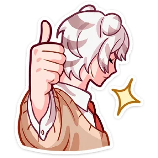 👍 emoji БОЛЬШЕ СТИКЕРОВ В 
ТГ: @FreeSticc Telegram sticker 19 of 48
