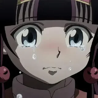 😢 emoji Хантер х хантер @anime_stickerr Telegram sticker 10 of 20