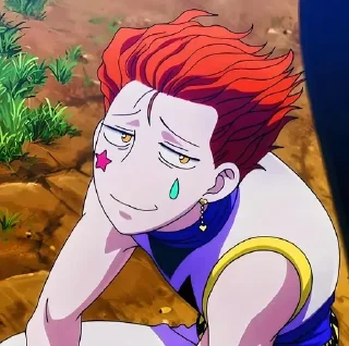 😥 emoji Хантер х хантер @anime_stickerr Telegram sticker 18 of 20