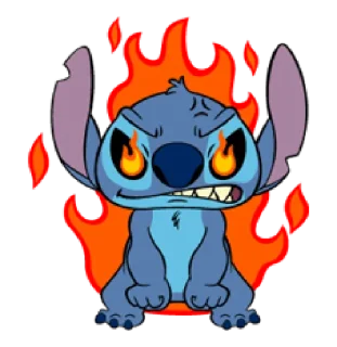 🤬 emoji Stitch Telegram sticker 12 of 40