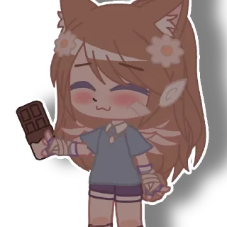 🍫 emoji привет Telegram sticker 22 of 26