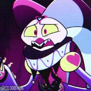 😎 emoji @CLOOBHUB ⌥ HELLUVA BOSS АДСКИЙ БОСС СТИКЕРЫ ТГ Telegram sticker 20 of 25