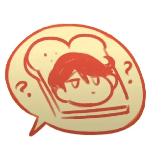 ❓ emoji UNBREAD TWINS Telegram sticker 4 of 21