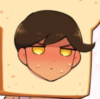 😒 emoji unbread twins 🍞 Telegram sticker 24 of 50