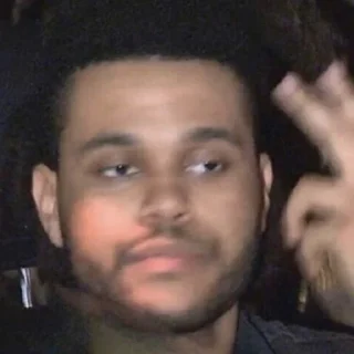 👋 emoji The Weeknd Telegram sticker 11 of 37