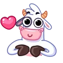 Sticker from Cow
