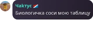 Sticker from Чактус lore