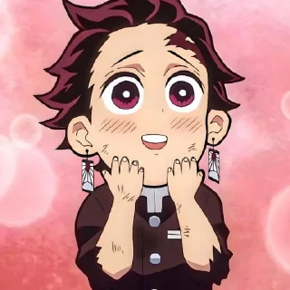 🎋 emoji ﾉ⁠*⁠.⁠✧Танжиро✧)⁠｡⁠*ﾟ⁠+ Telegram sticker 14 of 59