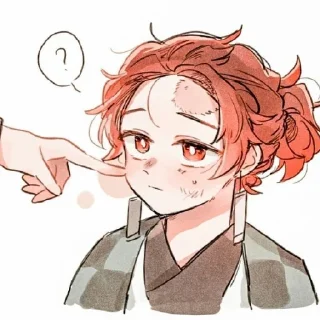 😐 emoji Танжиро<3 Telegram sticker 6 of 37