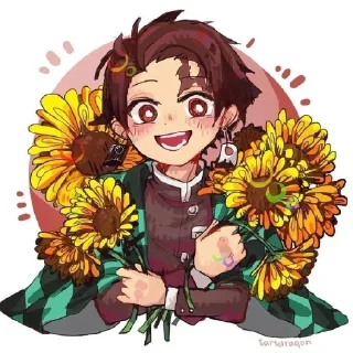🌸 emoji Танжиро<3 Telegram sticker 7 of 37