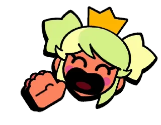 👏 emoji Mandy Pins @BrawlStarsStik Telegram sticker 6 of 23
