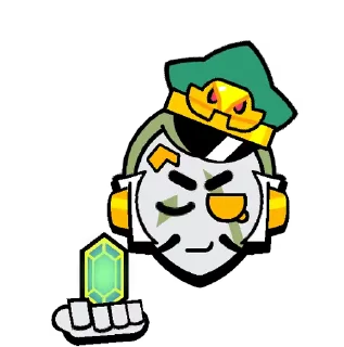 😶 emoji Gray Pins @BrawlStarsStik Telegram sticker 13 of 13