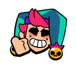 👍 emoji Chester Pins @BrawlStarsStik Telegram sticker 5 of 15