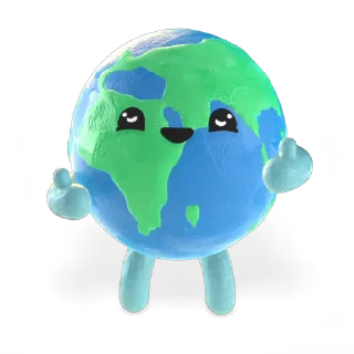 👍 emoji The Earth Telegram sticker 3 of 20