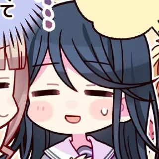 🕸 emoji `` 𝘐𝘤𝘩𝘪𝘬𝘢 𝘏𝘰𝘴𝘩𝘪𝘯𝘰 . Telegram sticker 15 of 45