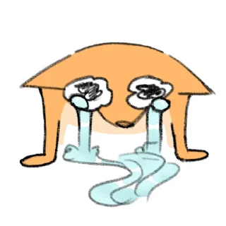 😭 emoji 🦊FoxHub🦊 Telegram sticker 9 of 17